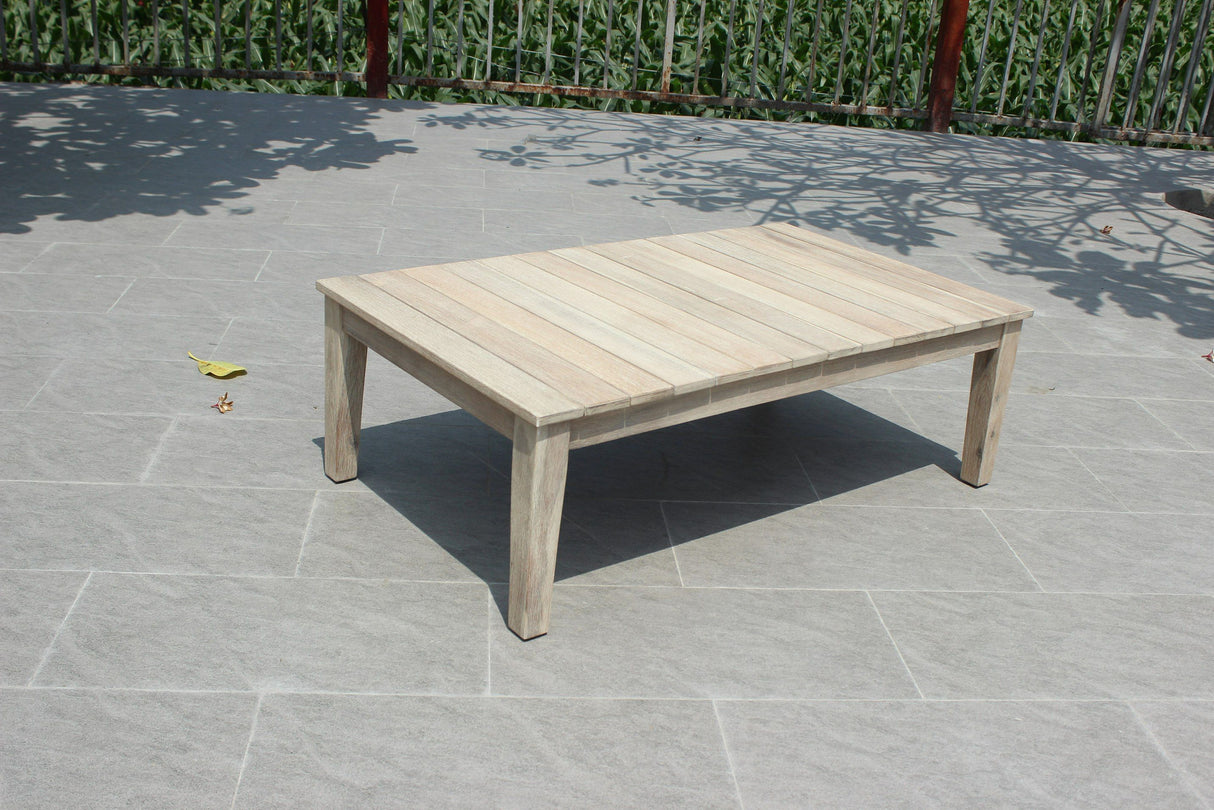 VIG Furniture - Renava Calm Outdoor Grey and Acacia Sofa Set
