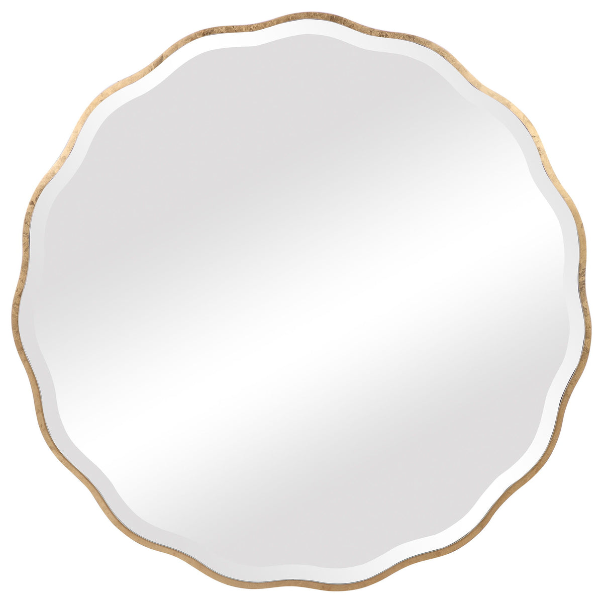Aneta Round Mirror - Gold by Uttermost - View 1