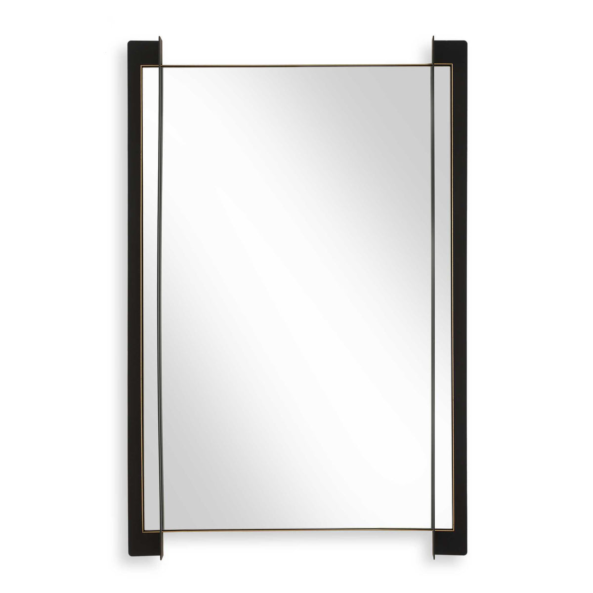 Cunene Industrial Wall Mirror - Black by Uttermost - View 1