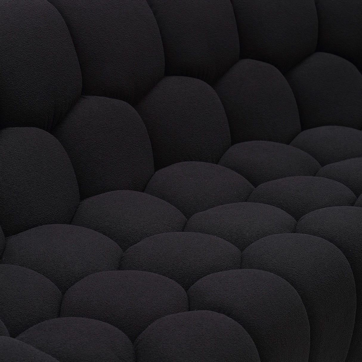 Divani Casa Yolonda - Modern Curved Black Fabric Chair