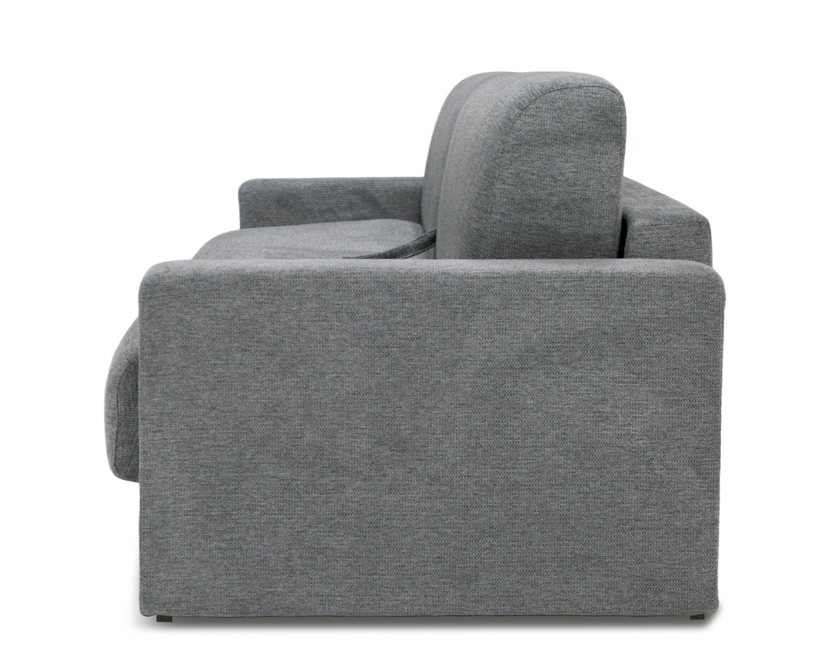 Lamod Italia Revers - Italian Modern Grey Fabric Full Sofa Bed
