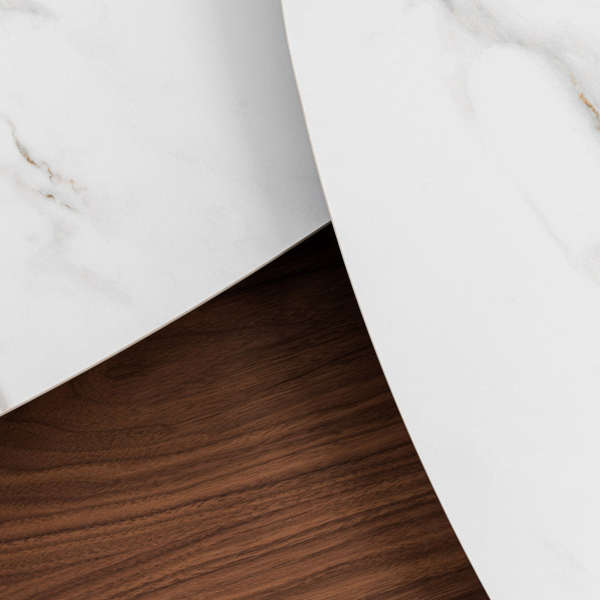 Modrest Robson - Modern Ceramic + Walnut Coffee Table