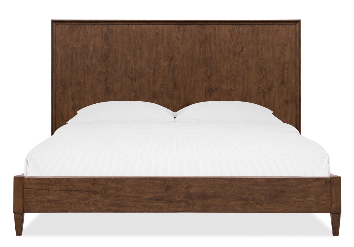 Cashiers California King Panel Bed Chestnut - Dark Brown by Hooker Furniture - View 3