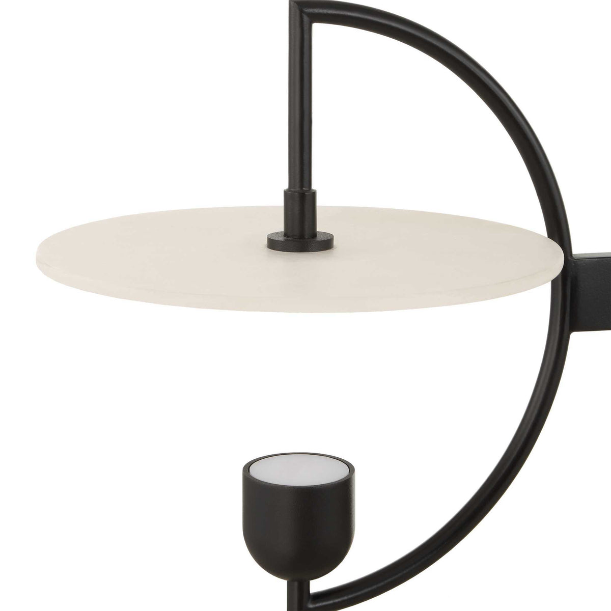 Kyoto 4 Light Linear LED Chandelier - Black by Uttermost - View 12
