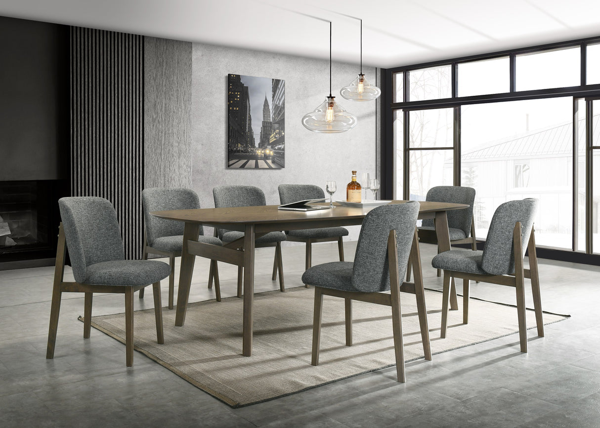 Costello - Mid-Century Modern Wenge Dining Set - View Image 1