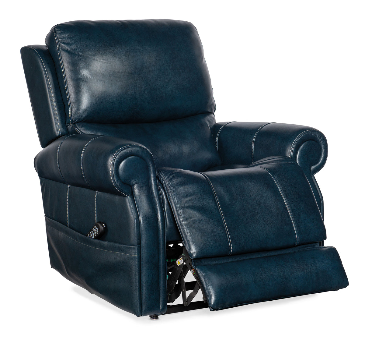 Eisley Power Recliner With Power Headrest, Lumbar And Lift - Blue by Hooker Furniture - View 7