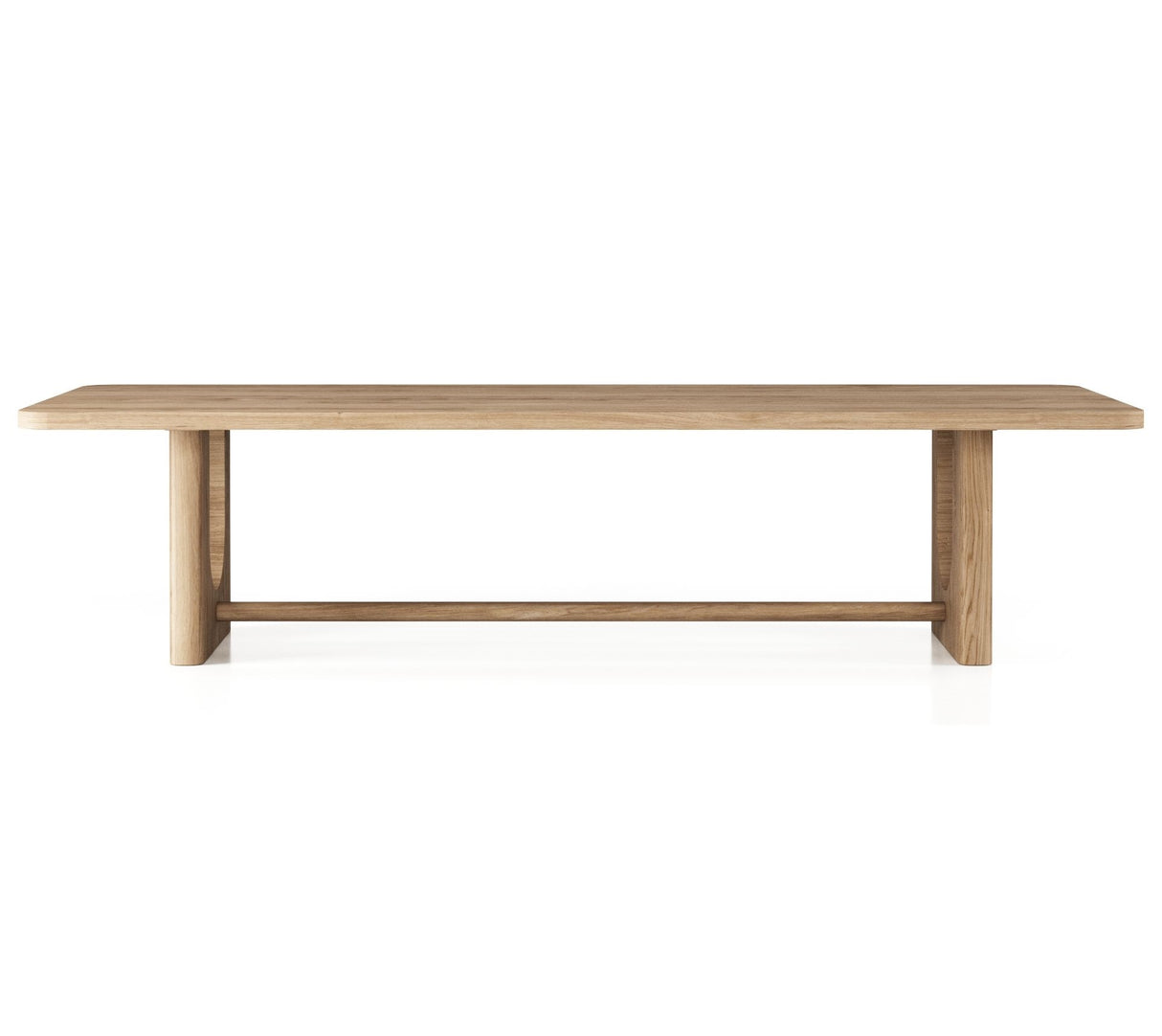 Walz - Modern Natural Oak Rectangular Dining Table - View Image 1