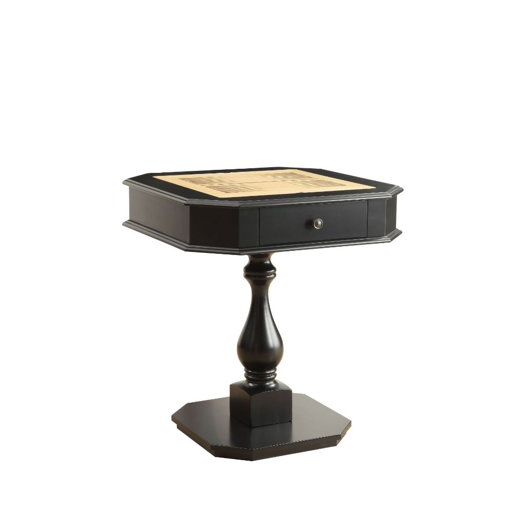 Bishop Game Table 82846 Black Finish | Acme | Home Elegance USA
