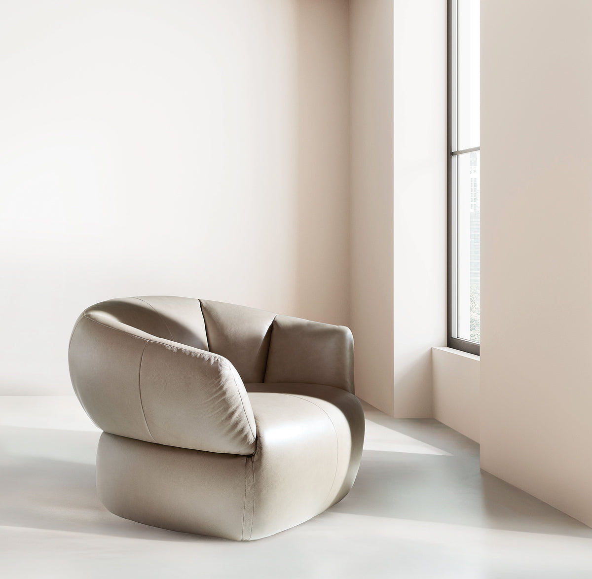 Aria Swivel Chair - Dark Gray by Hooker Furniture - View 2