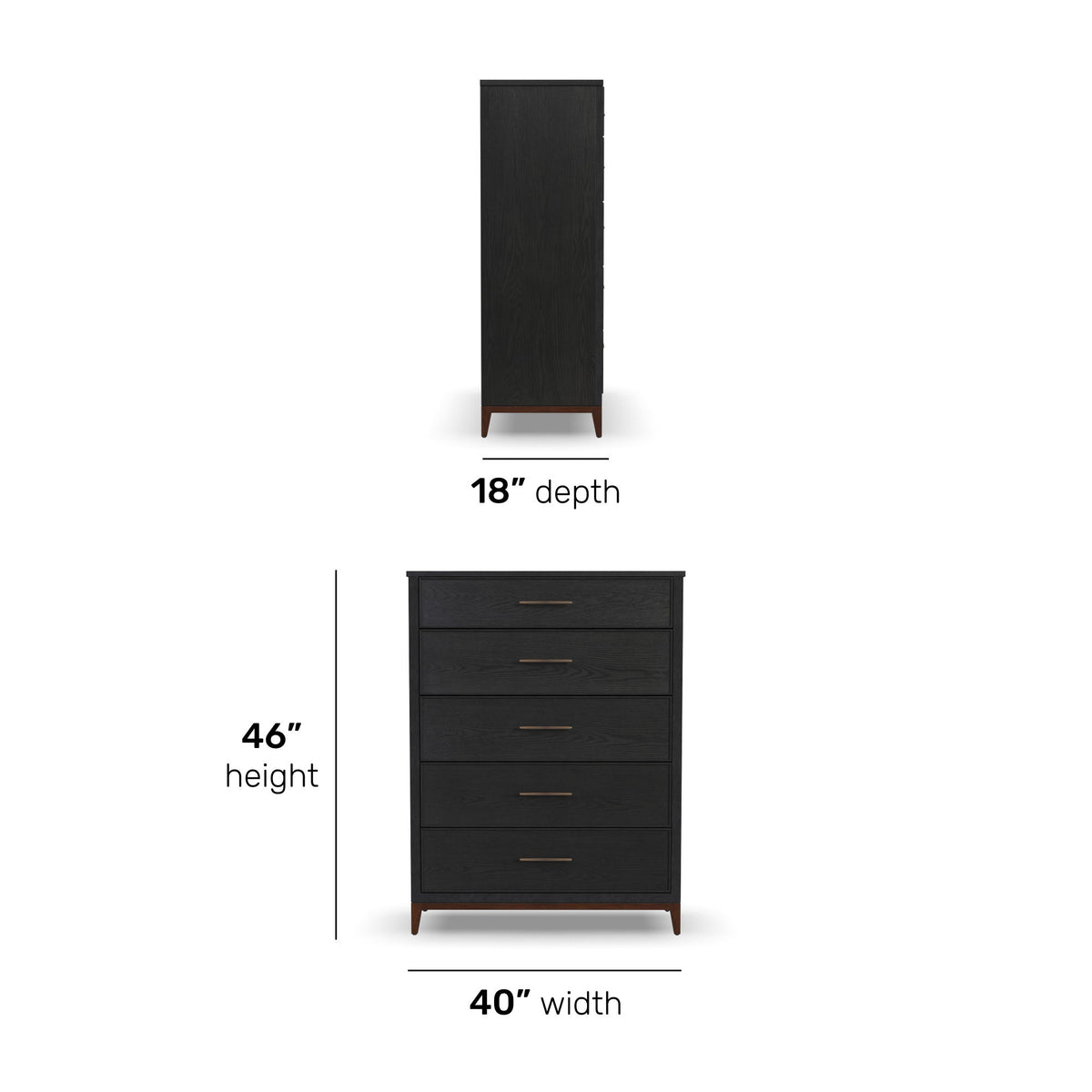 Waterfall Drawer Chest - Deep Ebony | Flexsteel