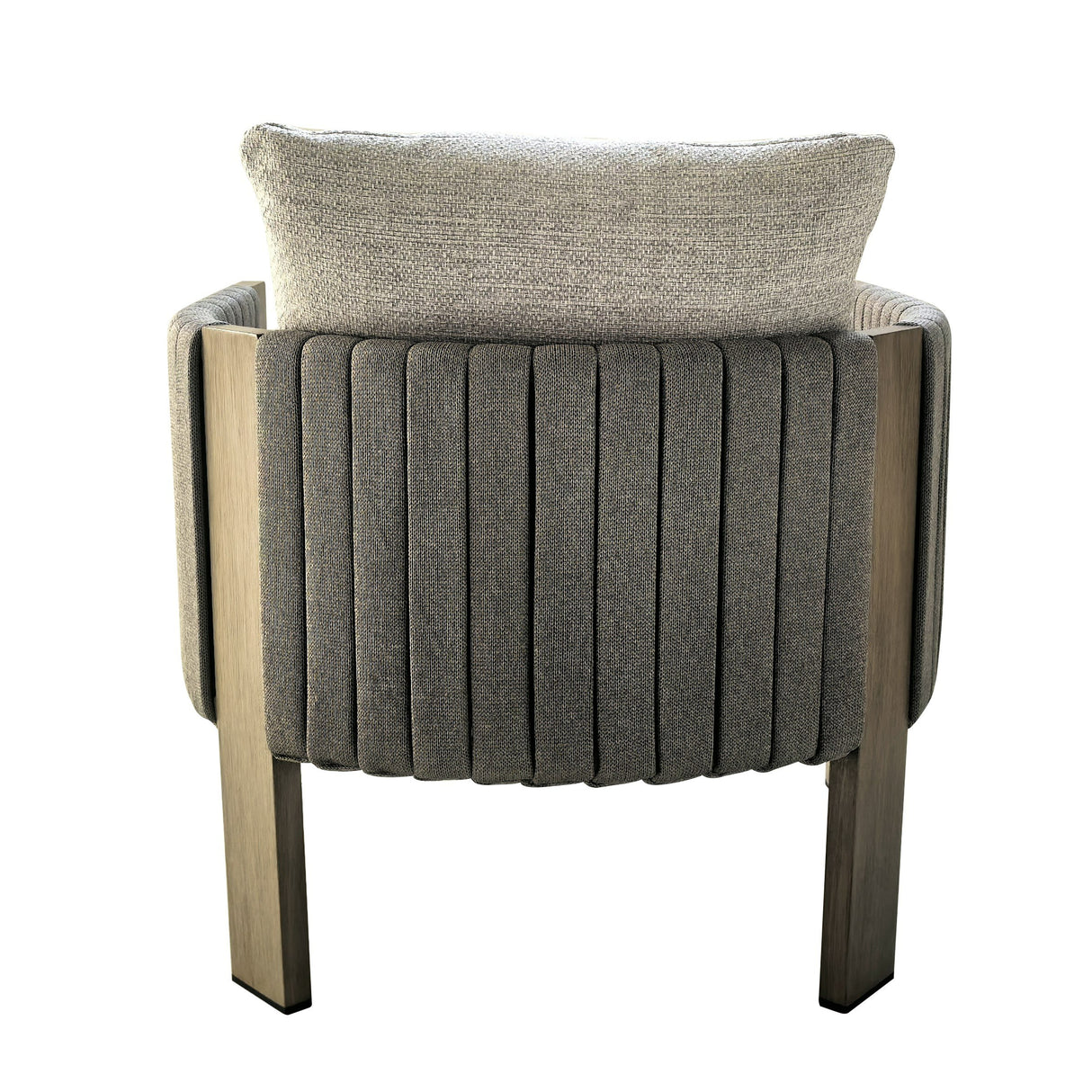 Salvora - Outdoor Beige Fabric & Grey Rope Sofa Set - View Image 1