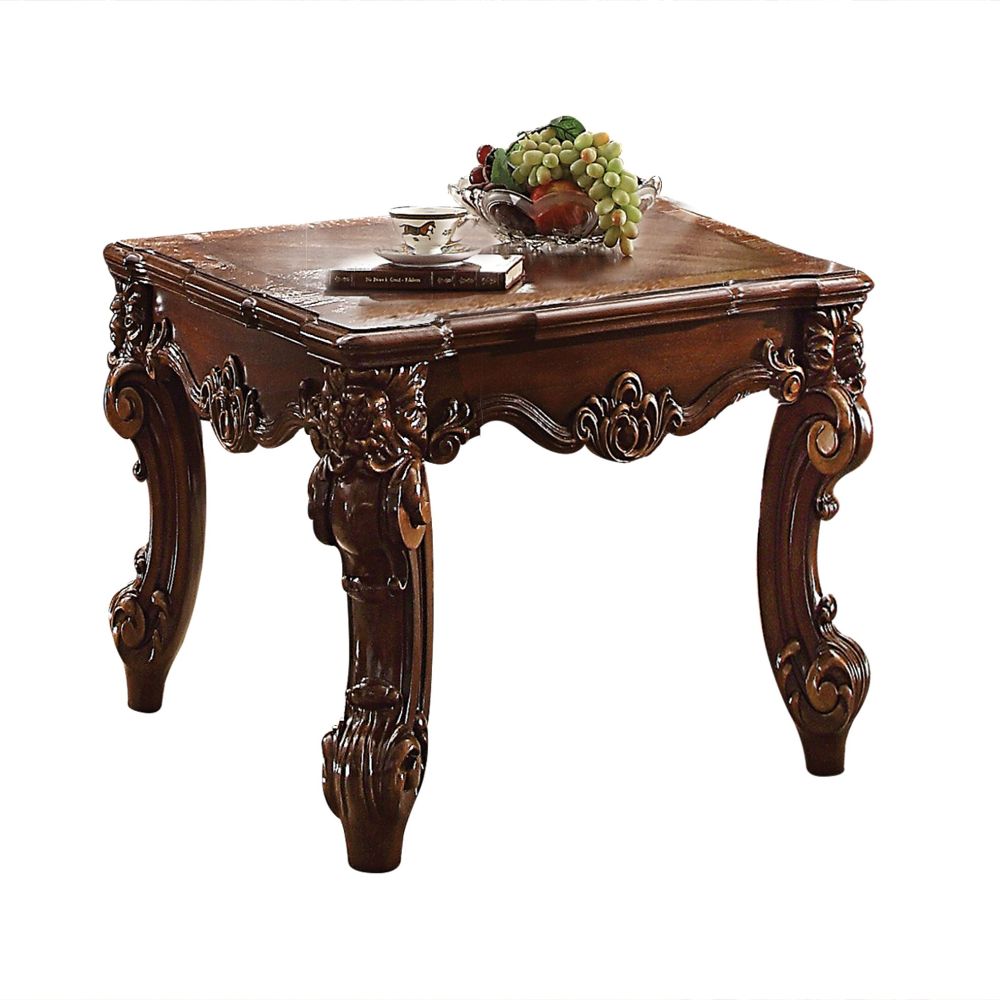 Acme - Vendome II End Table 83131 Cherry Finish