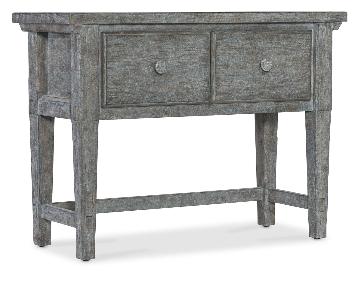 Commerce And Market Stonewashed Console - Dark Gray by Hooker Furniture - View 1