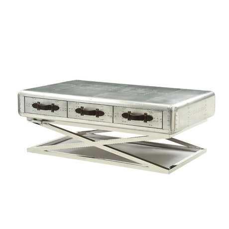 Brancaster Coffee Table 83555 Aluminum | Acme | Home Elegance USA