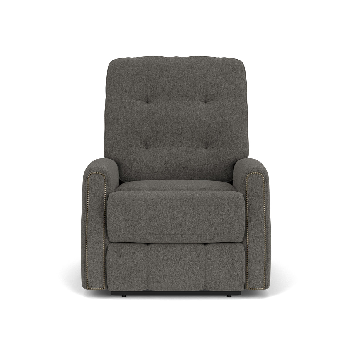 Devon Transitional Fabric Power Rocking Recliner With Nailhead Trim | Flexsteel