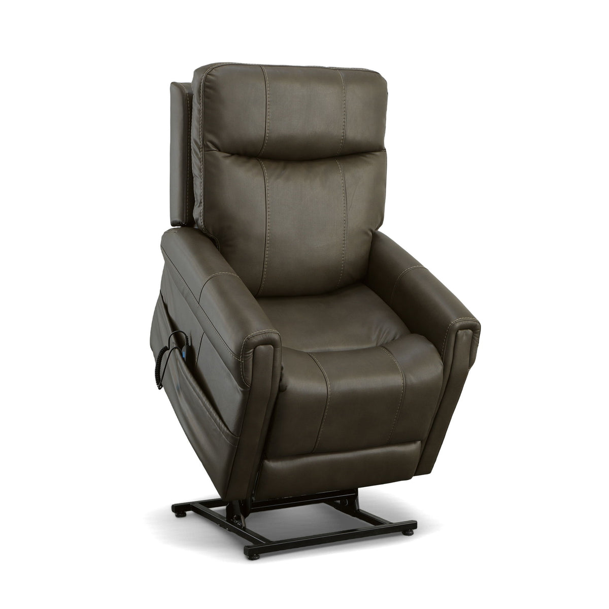 Jenkins Power Lift Recliner With Right-Hand Control & Power Headrest - Driftwood | Flexsteel
