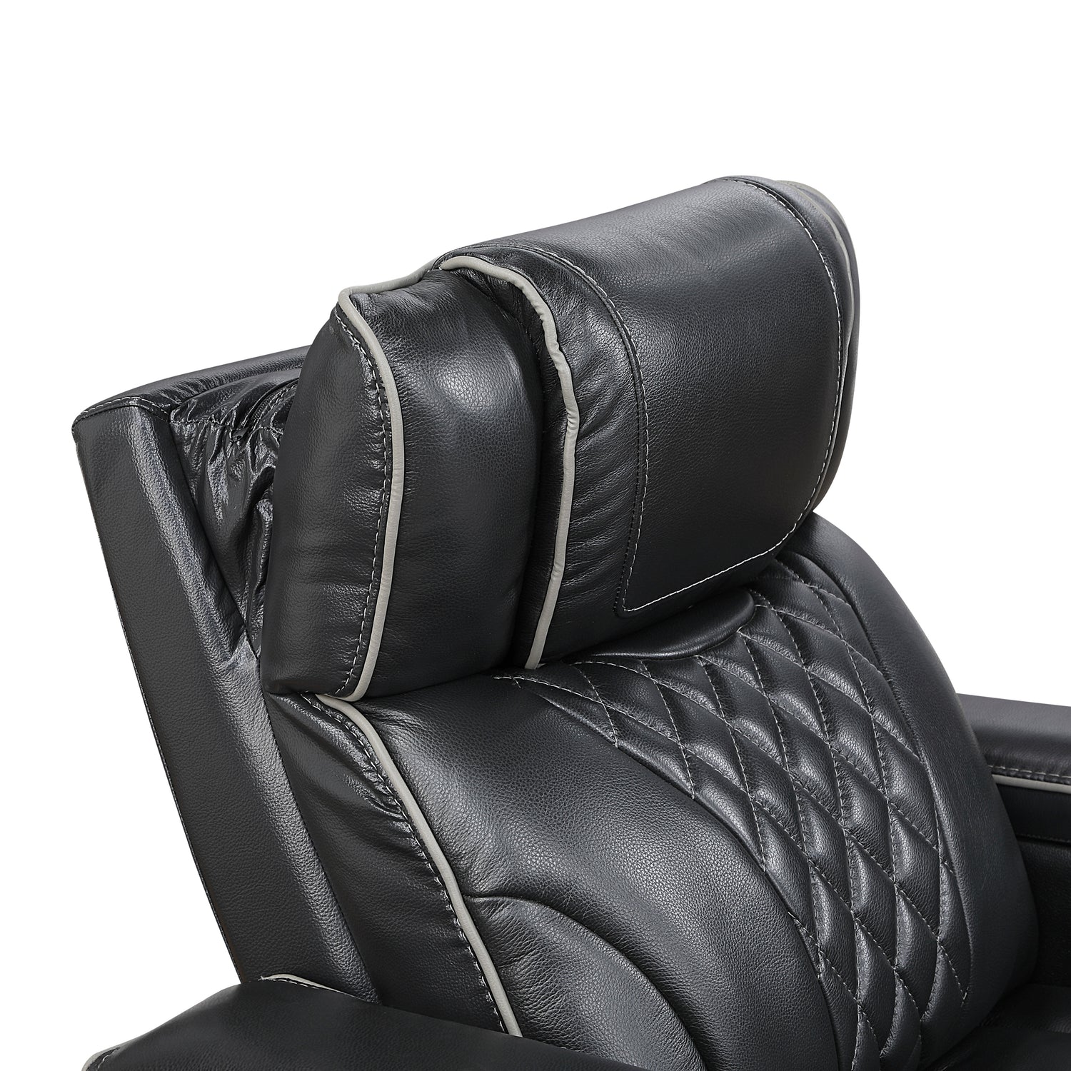 Apex Power Reclining Loveseat with Massage, Heat, LED and Console in Leather – Homelegance - Home Elegance USA