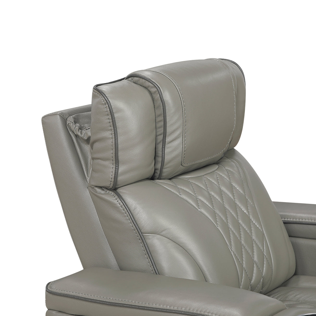 Apex Power Reclining Loveseat with Massage, Heat, LED and Console in Leather – Homelegance - Home Elegance USA