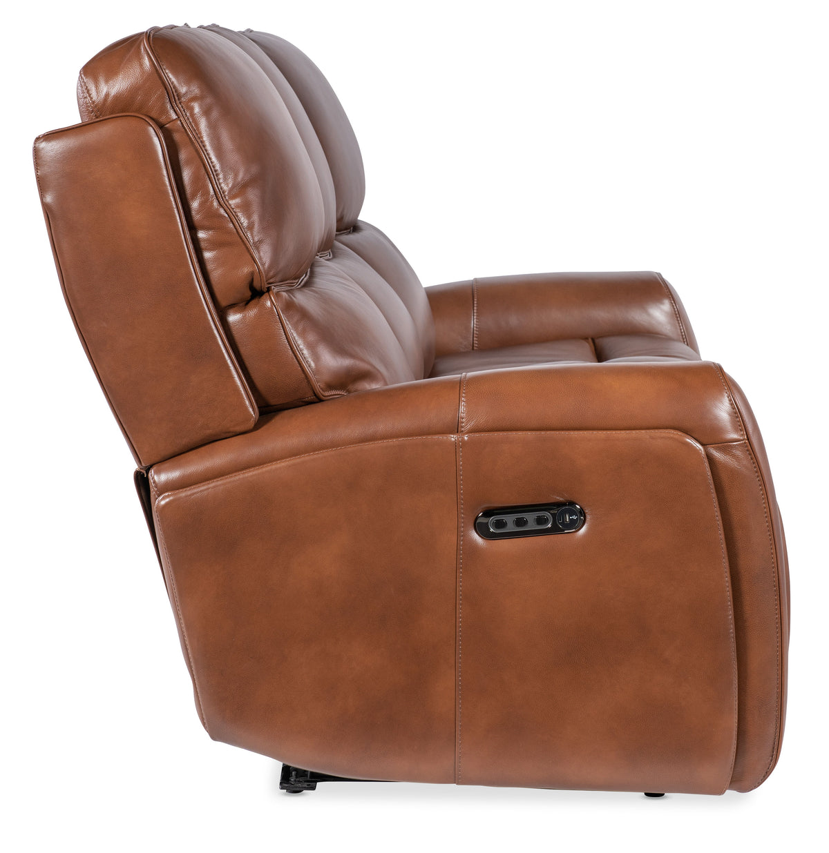 Crosby Zero Gravity Power Sofa With Power Headrest - Dark Brown by Hooker Furniture - View 5