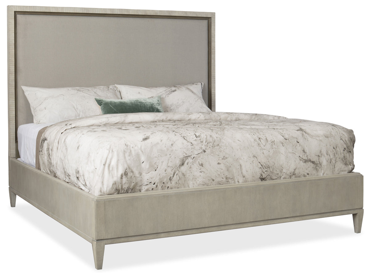 Elixir King Upholstered Bed - Silver by Hooker Furniture - View 1