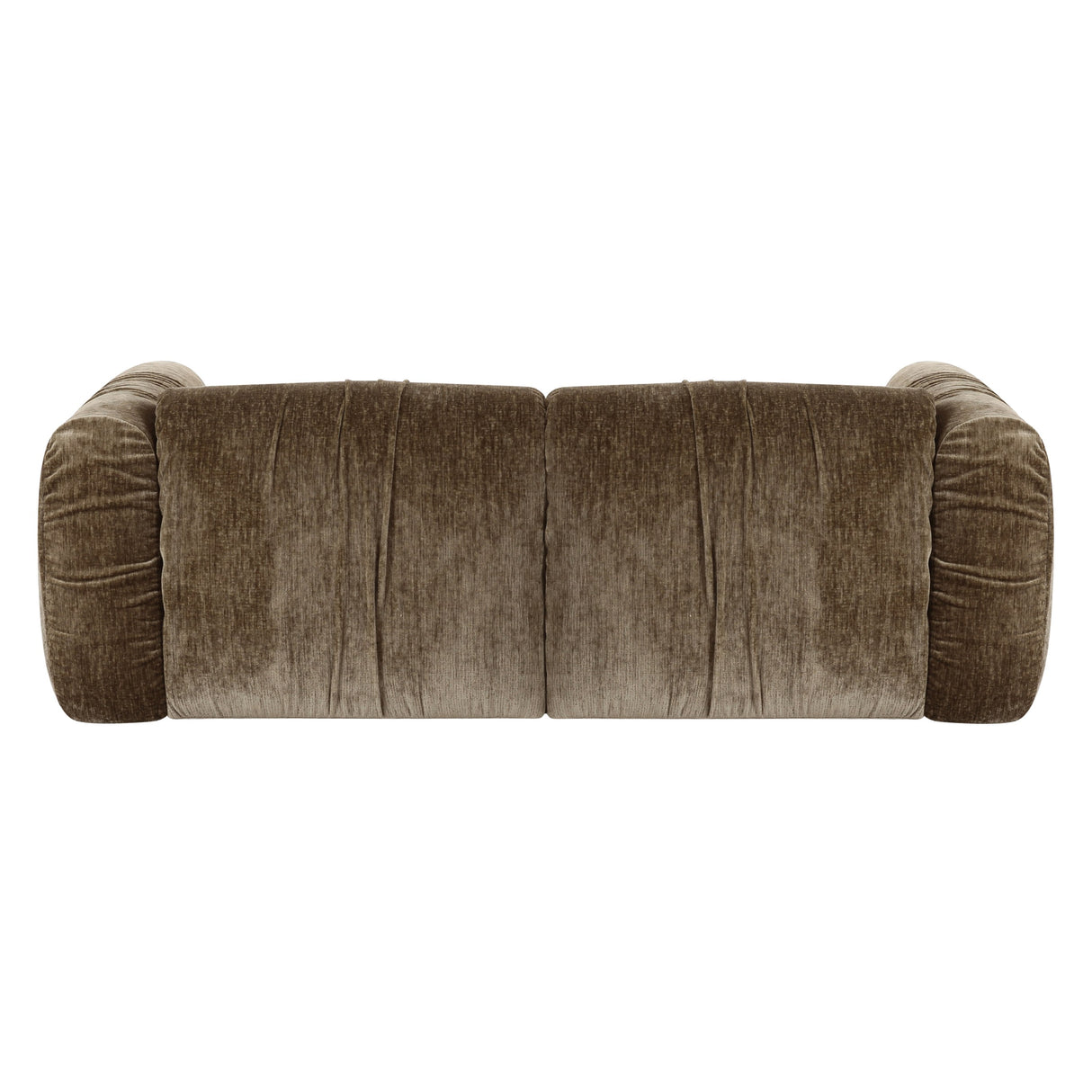 Siegal - Modern Olive Green Fabric Loveseat Sofa - View Image 1