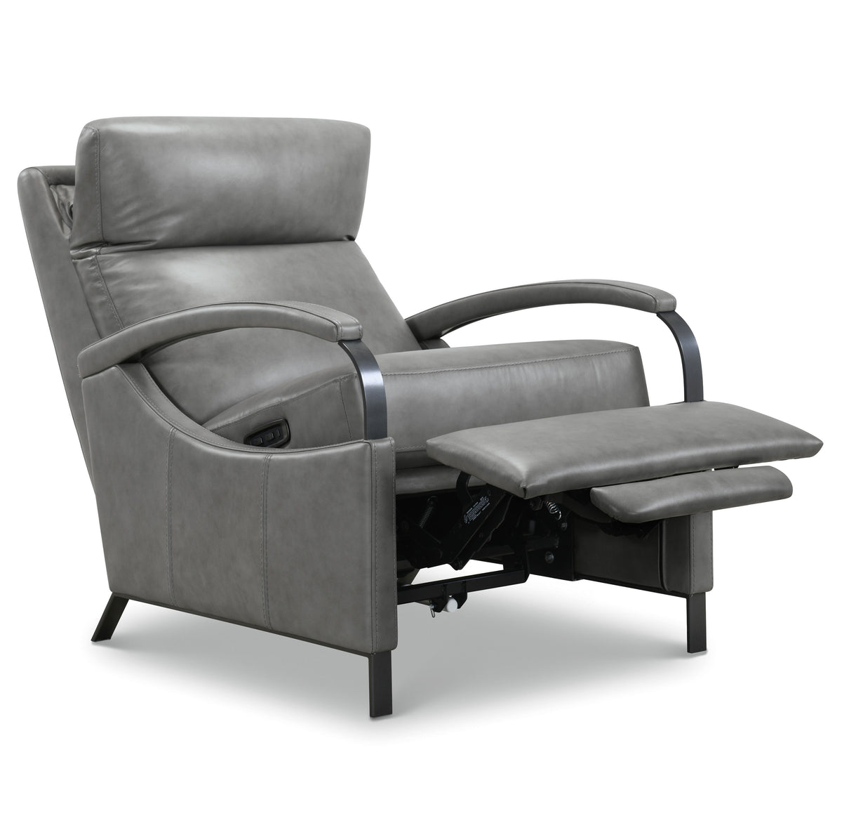 Andes Power Recliner With Power Headrest - Dark Gray by Hooker Furniture - View 3