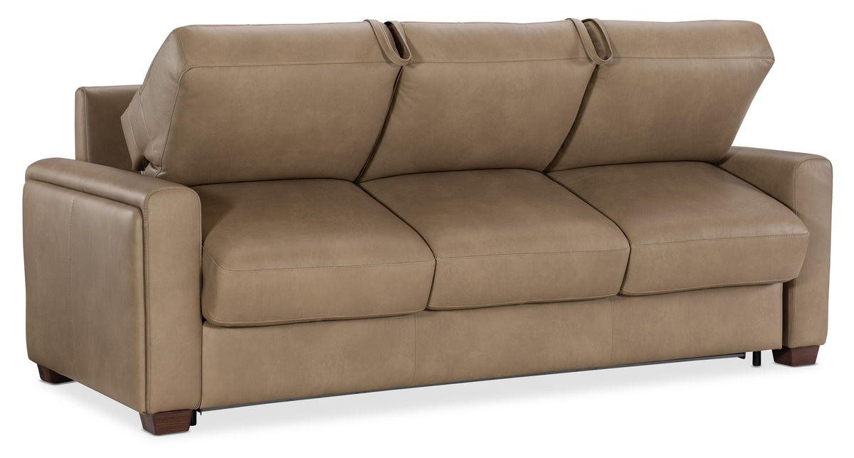 Griffin Queen Sleeper Sofa - Light Brown by Hooker Furniture - View 7