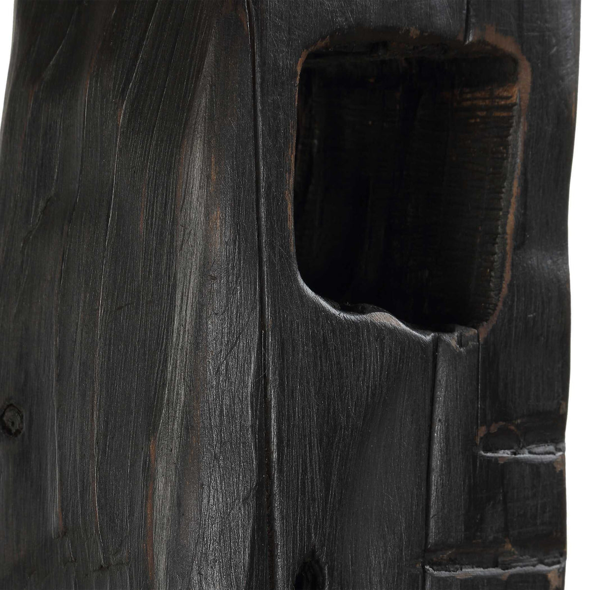 Cipher Wood Totems (Set of 2) - Black by Uttermost - View 6