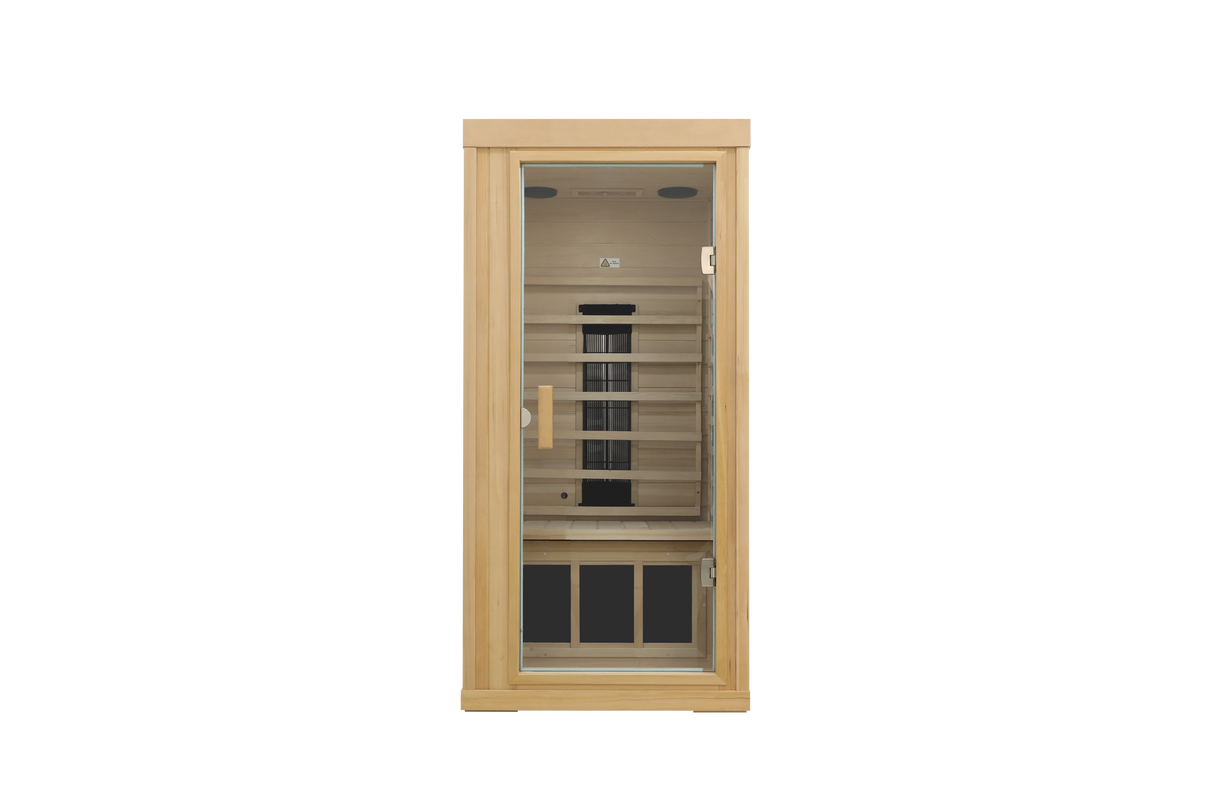Mini Hemlock Home Low EMF Far Infrared Sauna - sold by Home Elegance USA