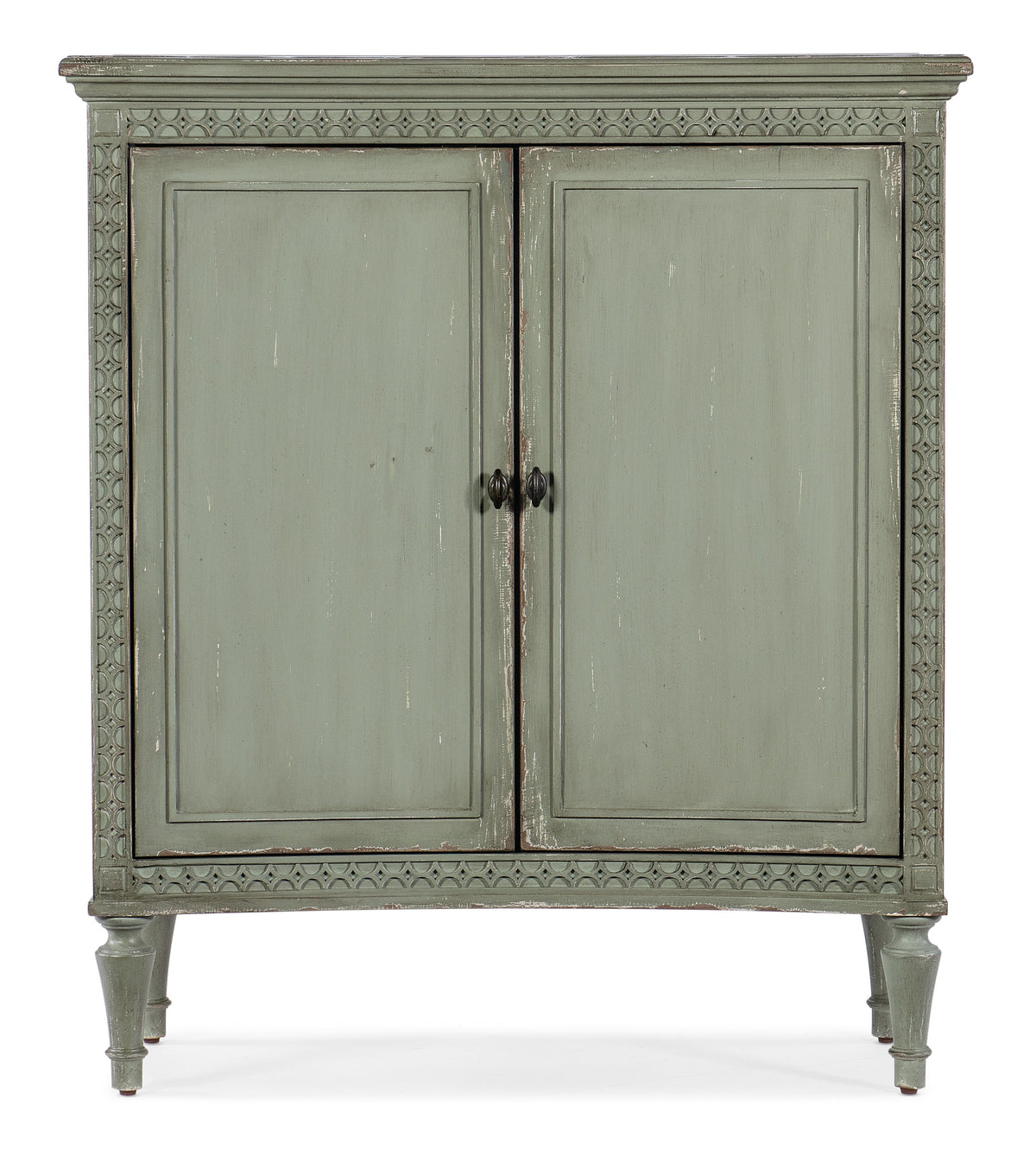 Charleston Two-Door Accent Chest - Green by Hooker Furniture - View 7