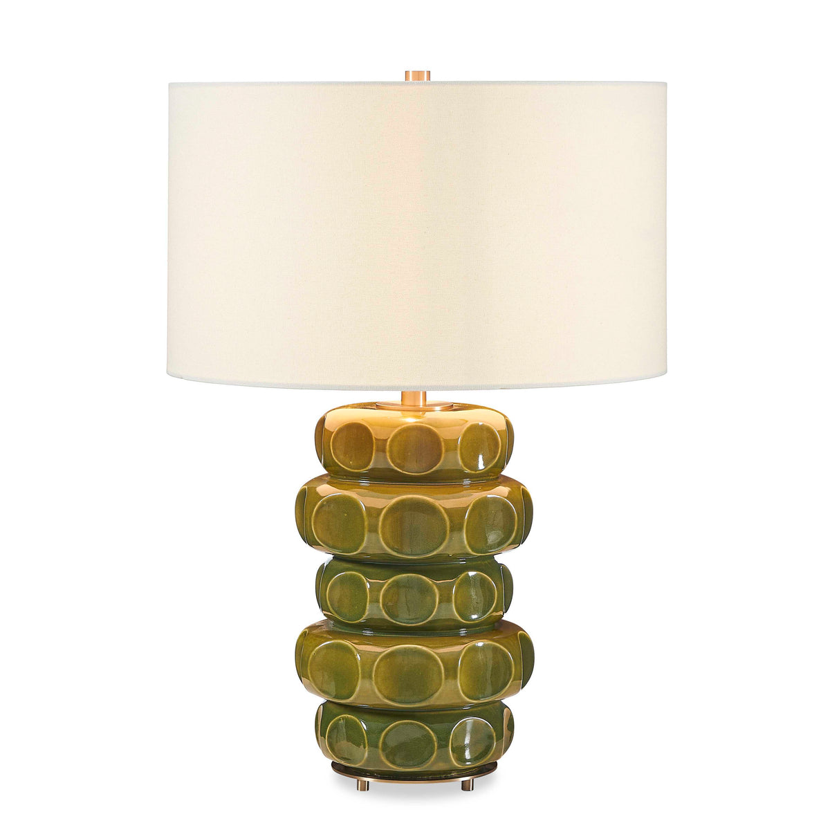 Masau Table Lamp - Green by Uttermost - View 1