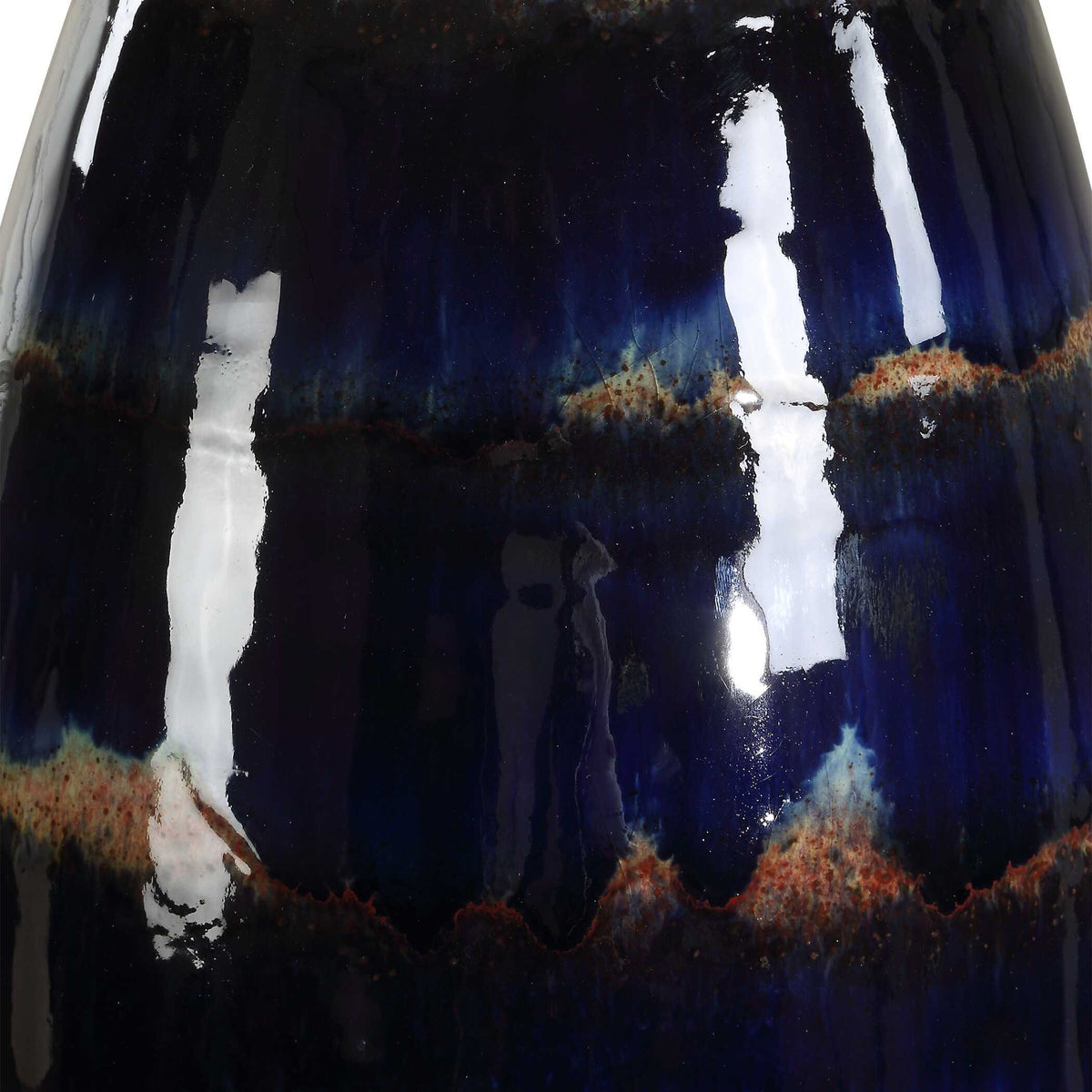 Orleans Glaze Table Lamp - Blue by Uttermost - View 5