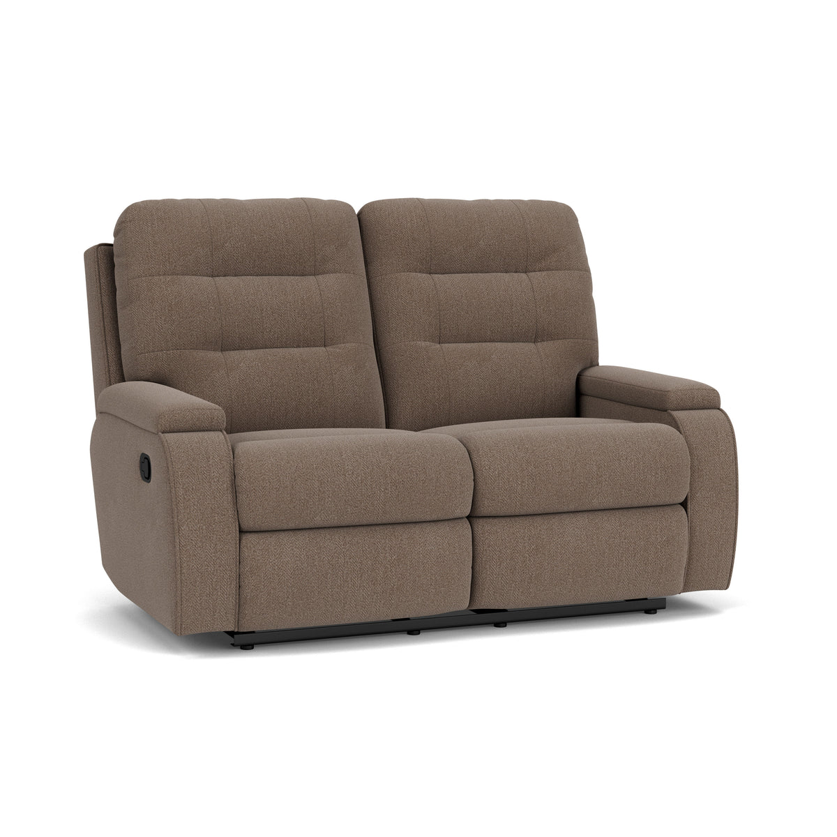 Kerrie Transitional Fabric Reclining Loveseat | Flexsteel