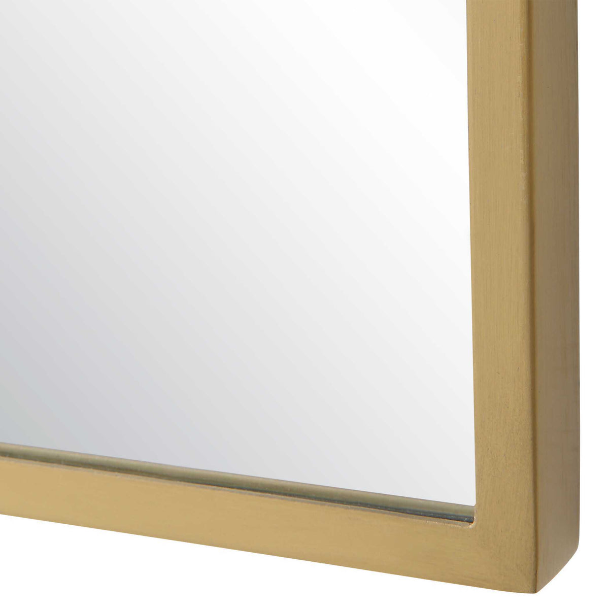 Caddington Tall Mirror Brass - Yellow by Uttermost - View 4
