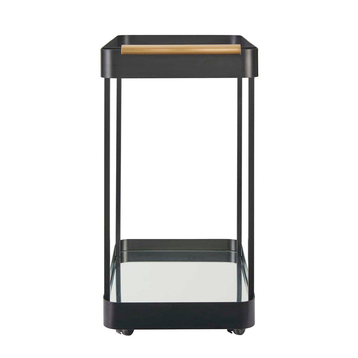 Vesper Iron Bar Cart - Black by Uttermost - View 6