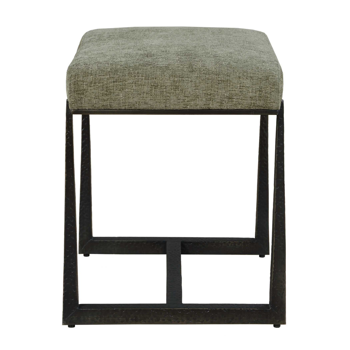 Midas Small Bench Bronze / Green - Green / Dark Brown by Uttermost - View 6