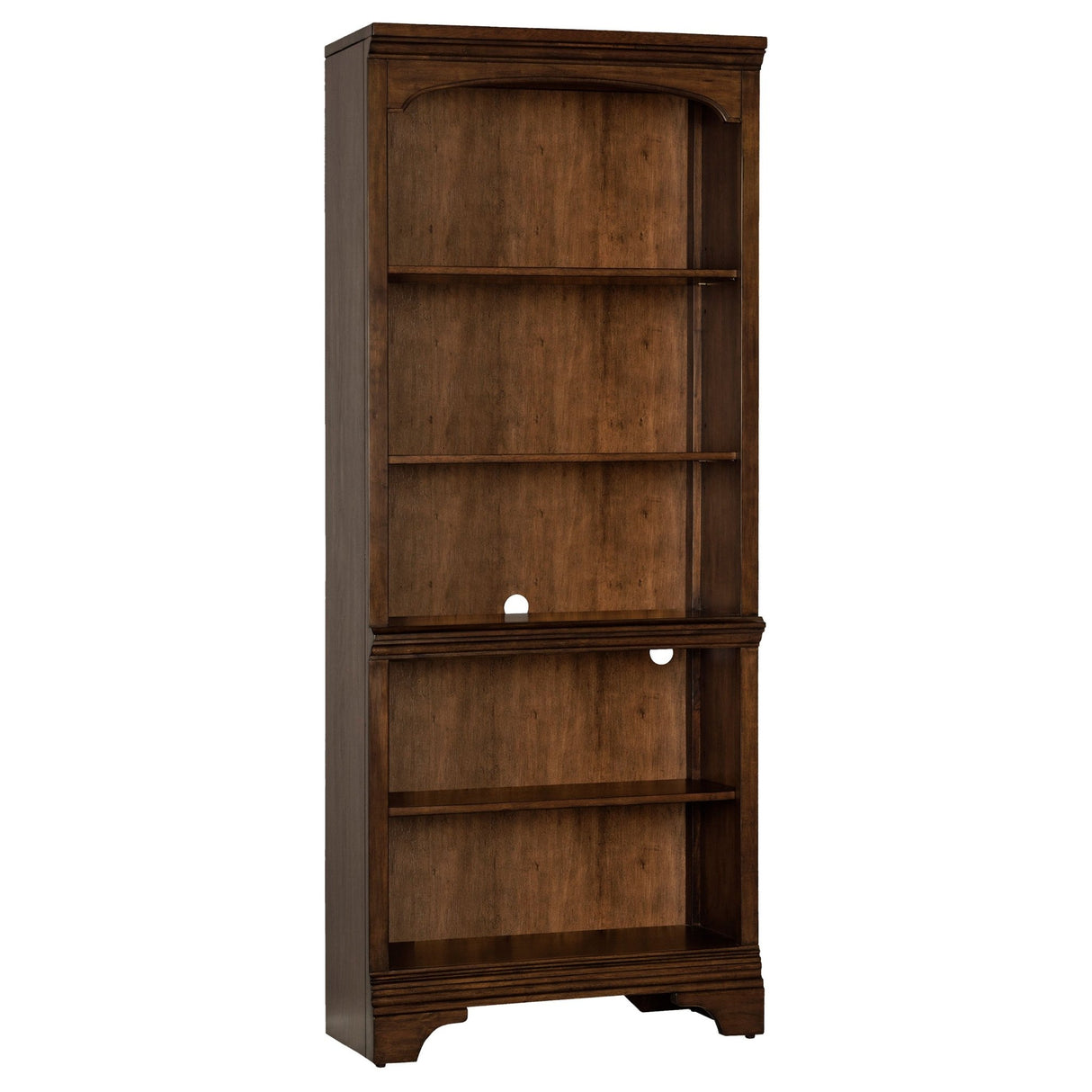 Bookcase - Hartshill 5-shelf Bookcase Burnished Oak