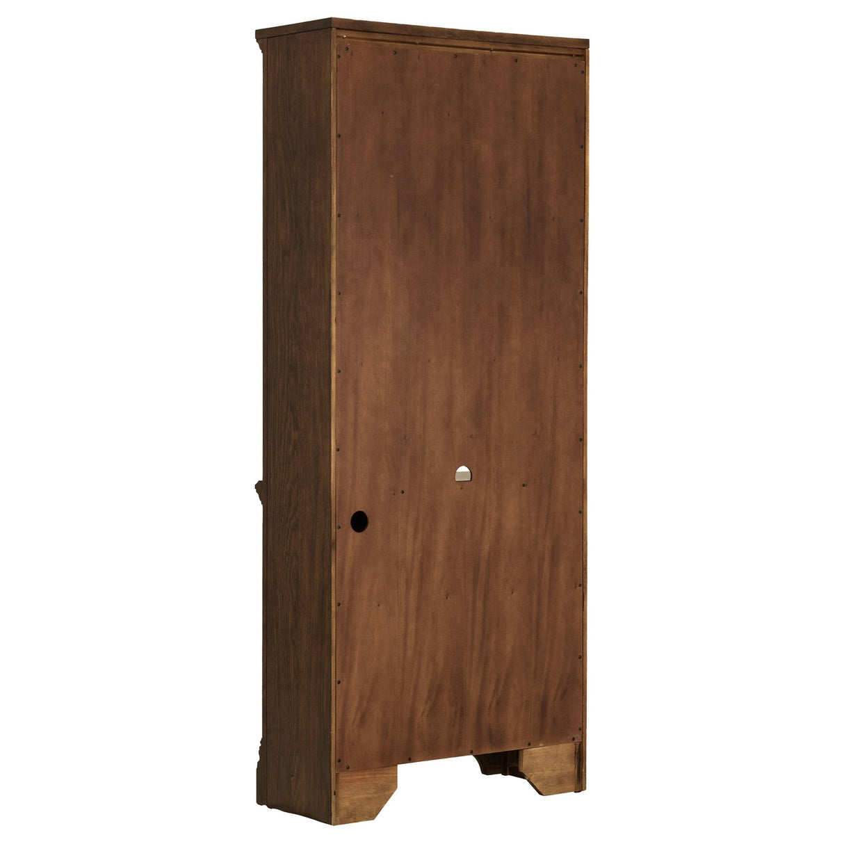 Cabinet Bookcase - Hartshill Bookcase with Cabinet Burnished Oak | Coaster | Home Elegance USA