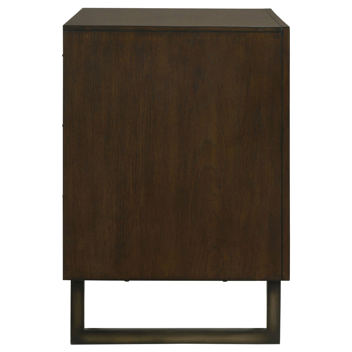 File Cabinet - Marshall 4-drawer File Cabinet Dark Walnut and Gunmetal