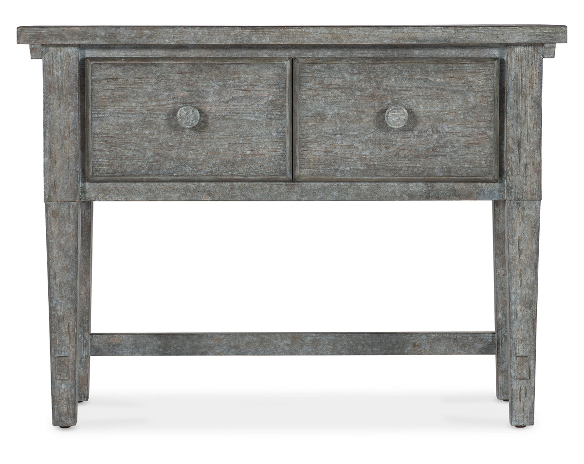 Commerce And Market Stonewashed Console - Dark Gray by Hooker Furniture - View 4