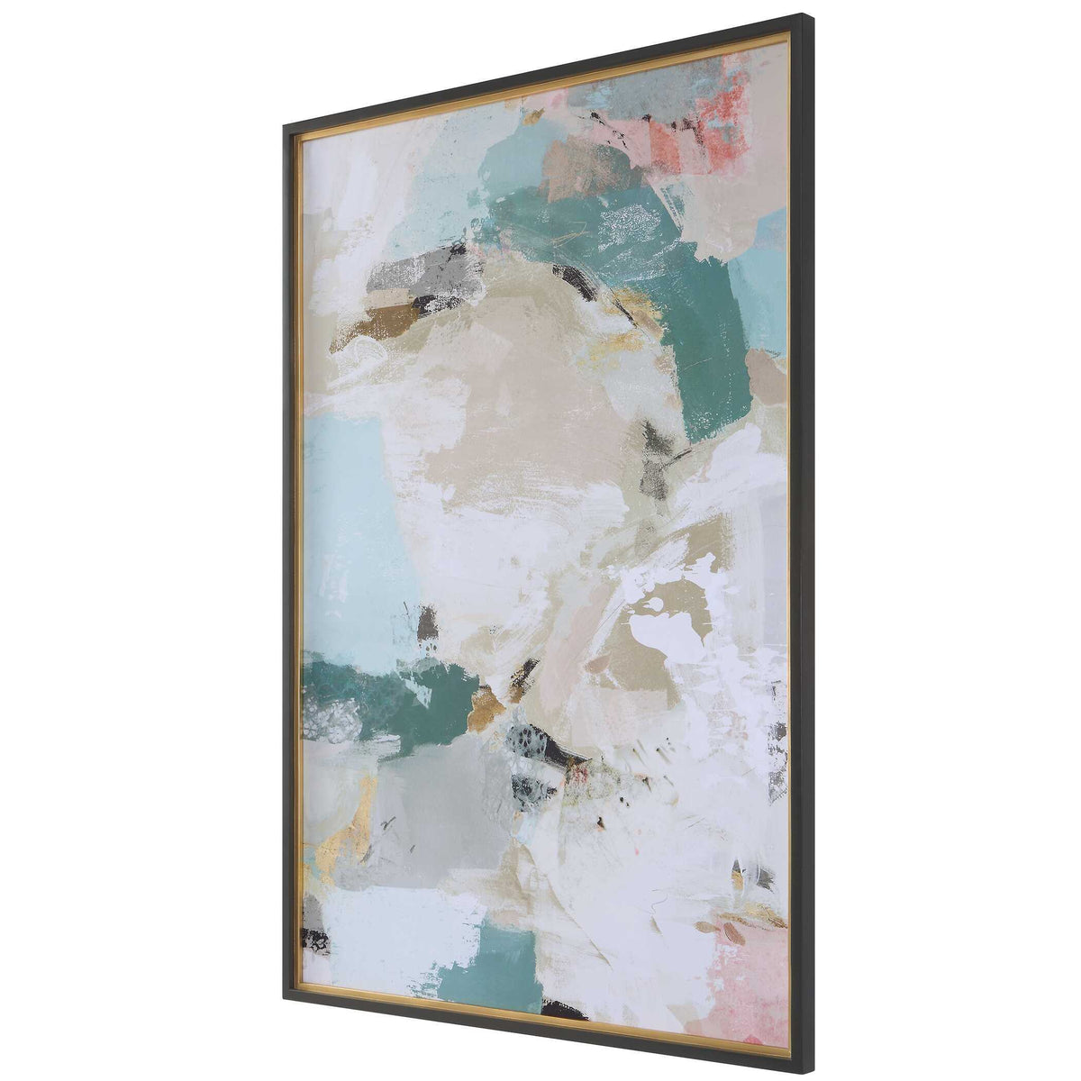 Perfect Storm Framed Print - Light Blue / Beige by Uttermost - View 6