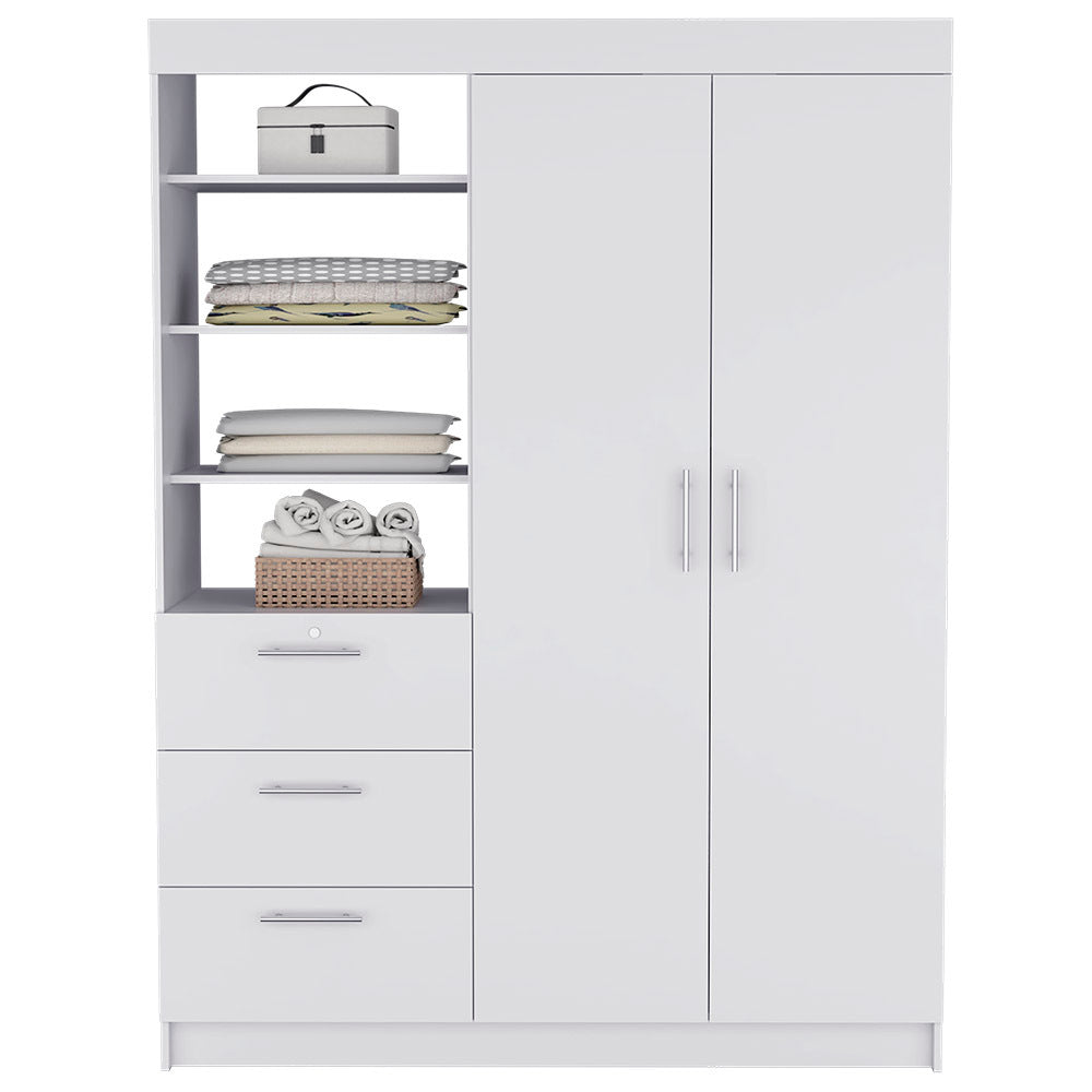 Armoire Rumanu, Bedroom, White - Home Elegance USA