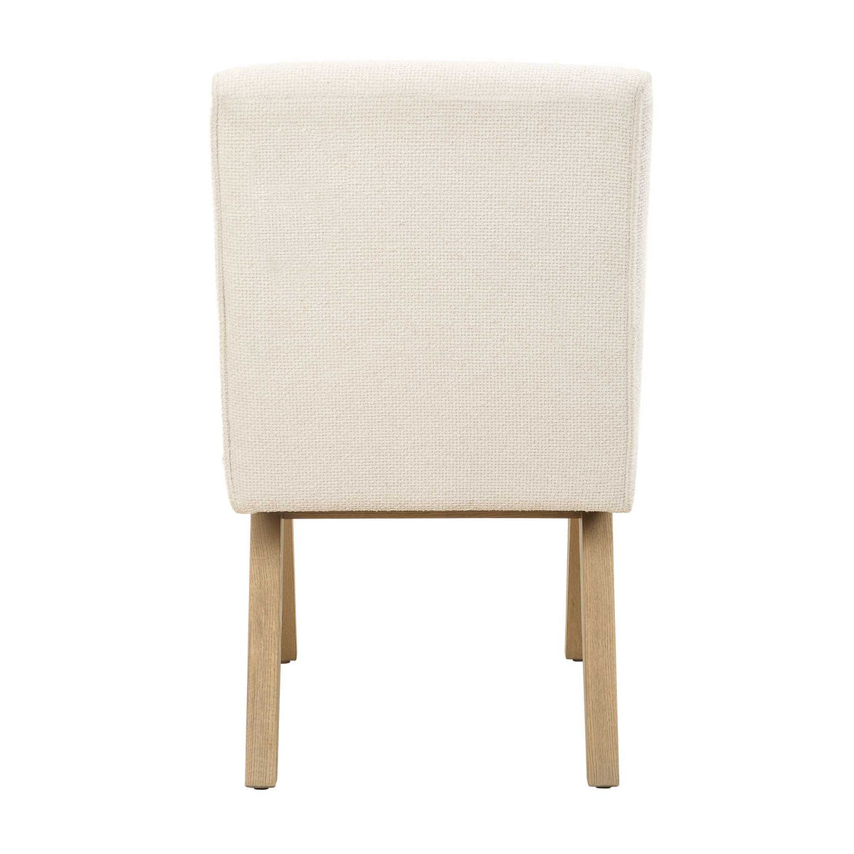 Blakely Armless Dining Chair - White / Light Brown by Uttermost - View 6