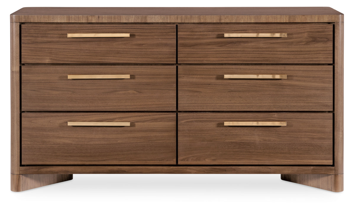 Eleana Dresser Medium Wood - Dark Brown by Hooker Furniture - View 4