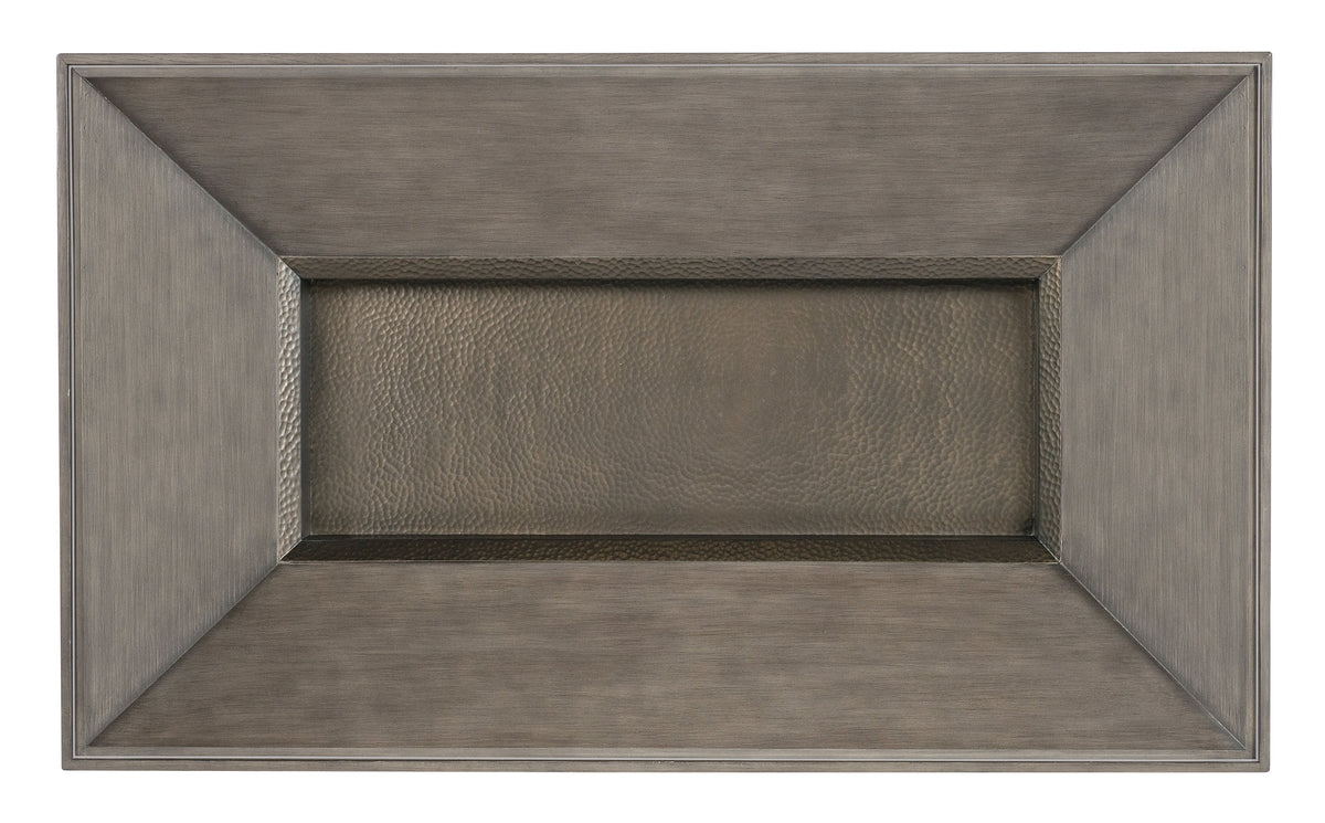 Commerce And Market Travelers Coffee Table - Dark Gray by Hooker Furniture - View 3