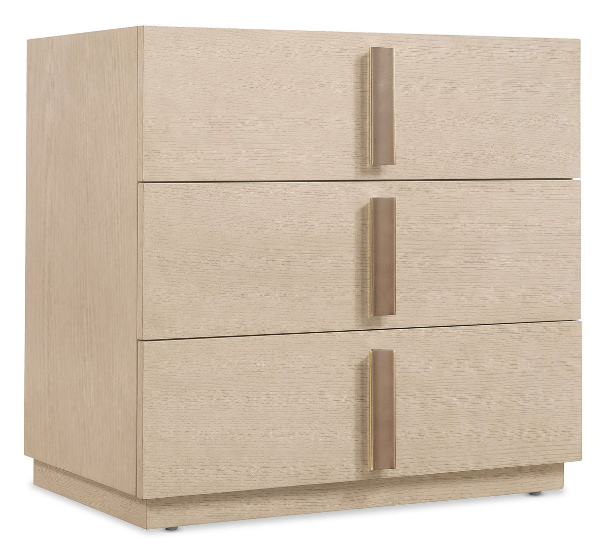 Westwood 3-Drawer Nightstand - Beige by Hooker Furniture - View 1