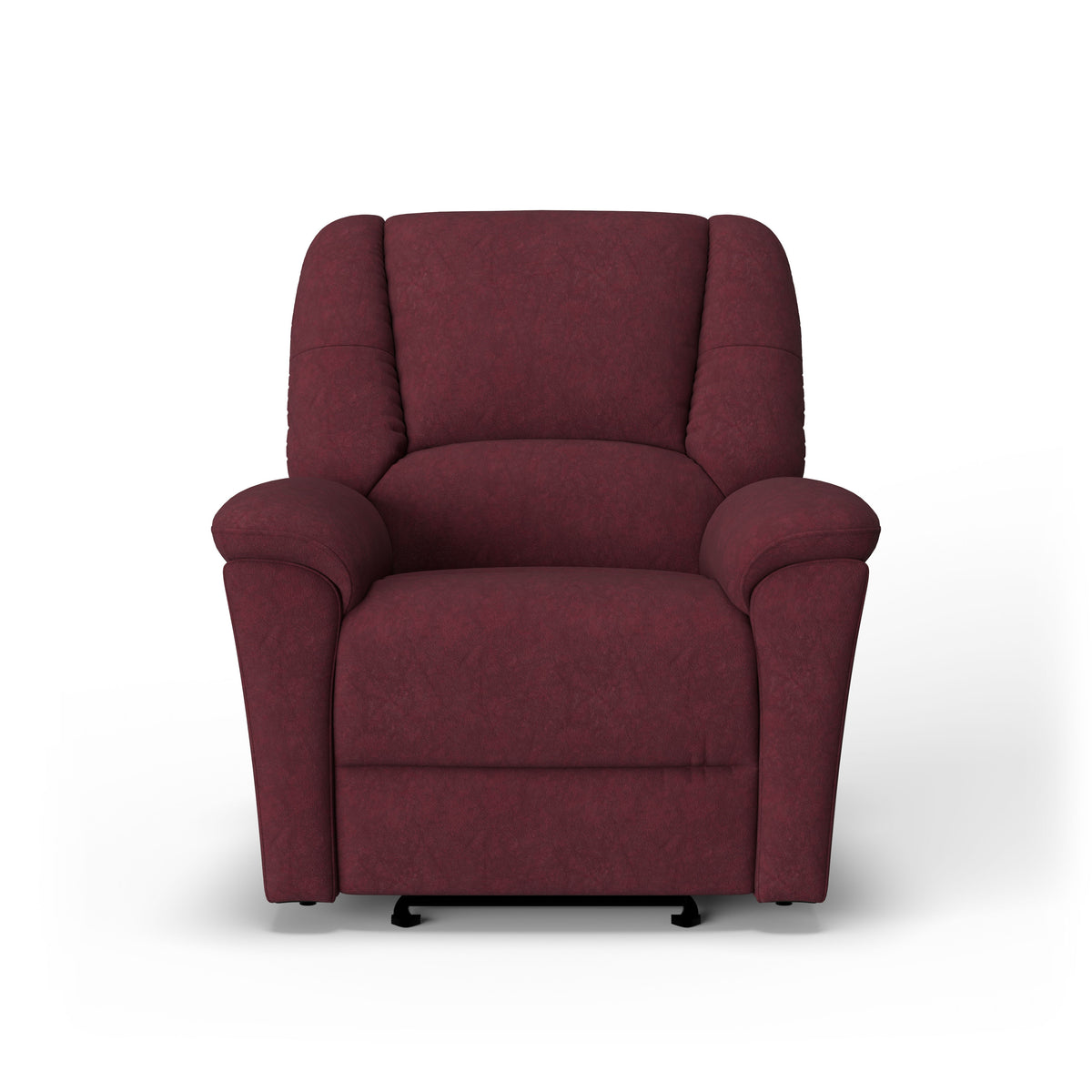 Plush Transitional Leather Gliding Recliner | Flexsteel
