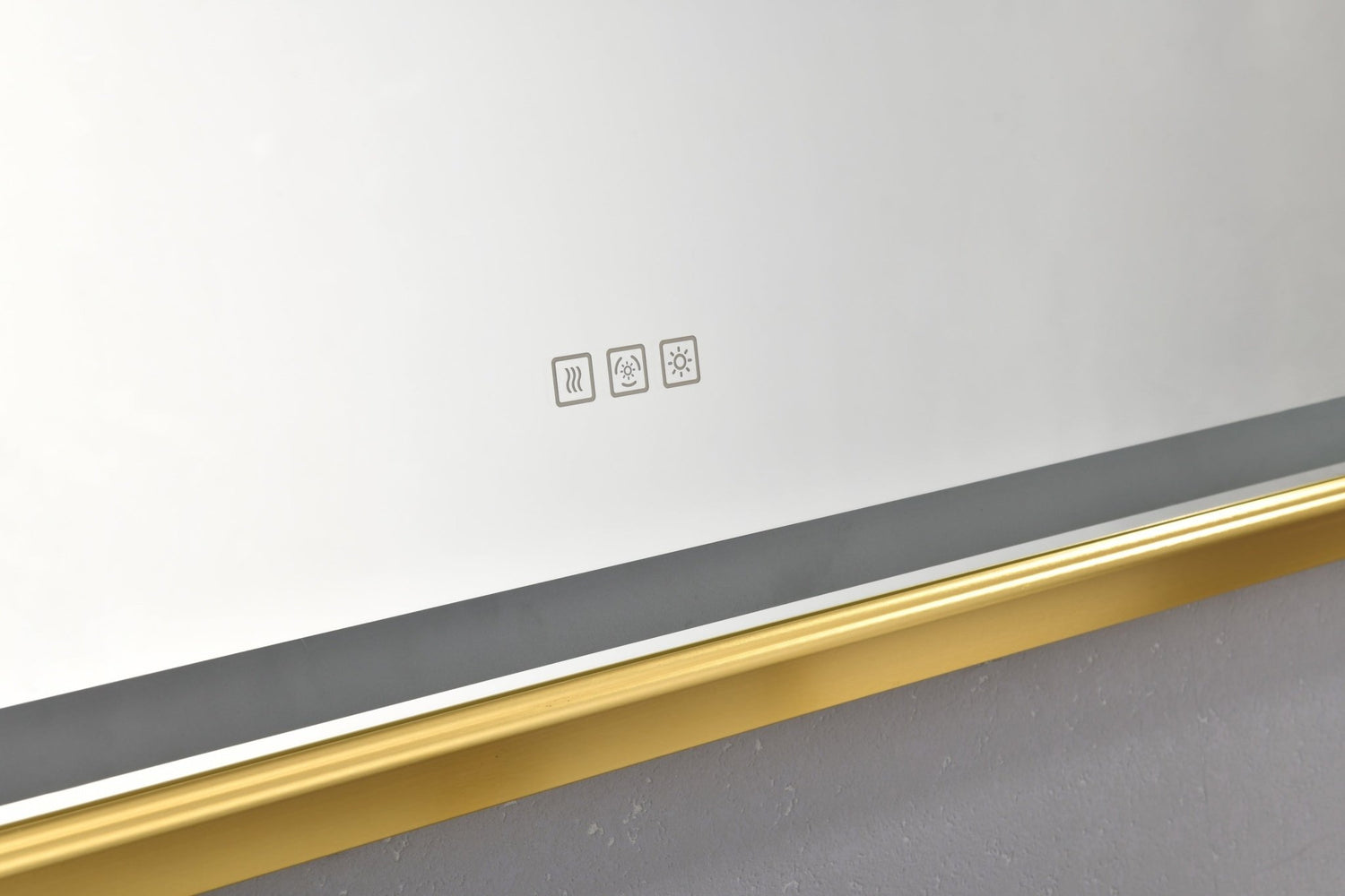 60in. W x 48 in. H LED Lighted Bathroom Wall Mounted Mirror with High Lumen+Anti - Fog Separately Control bedroom full - length mirror bathroom led mirror hair salon mirror | Home Elegance USA