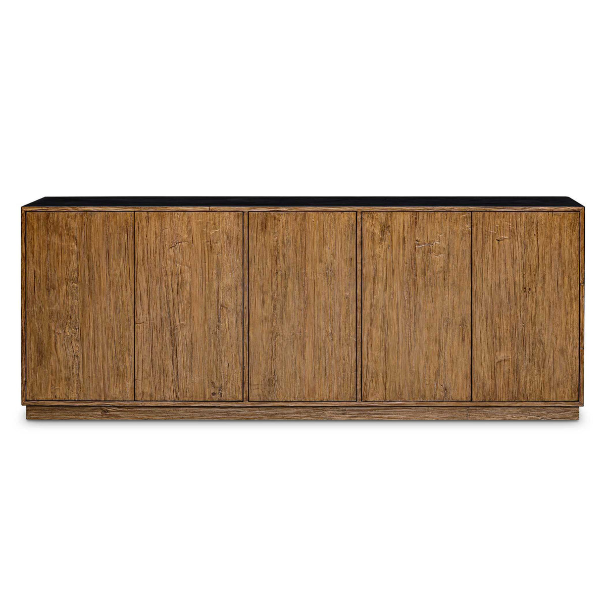 Kelvin 5 Door Wood Media Console - Light Brown by Uttermost - View 1