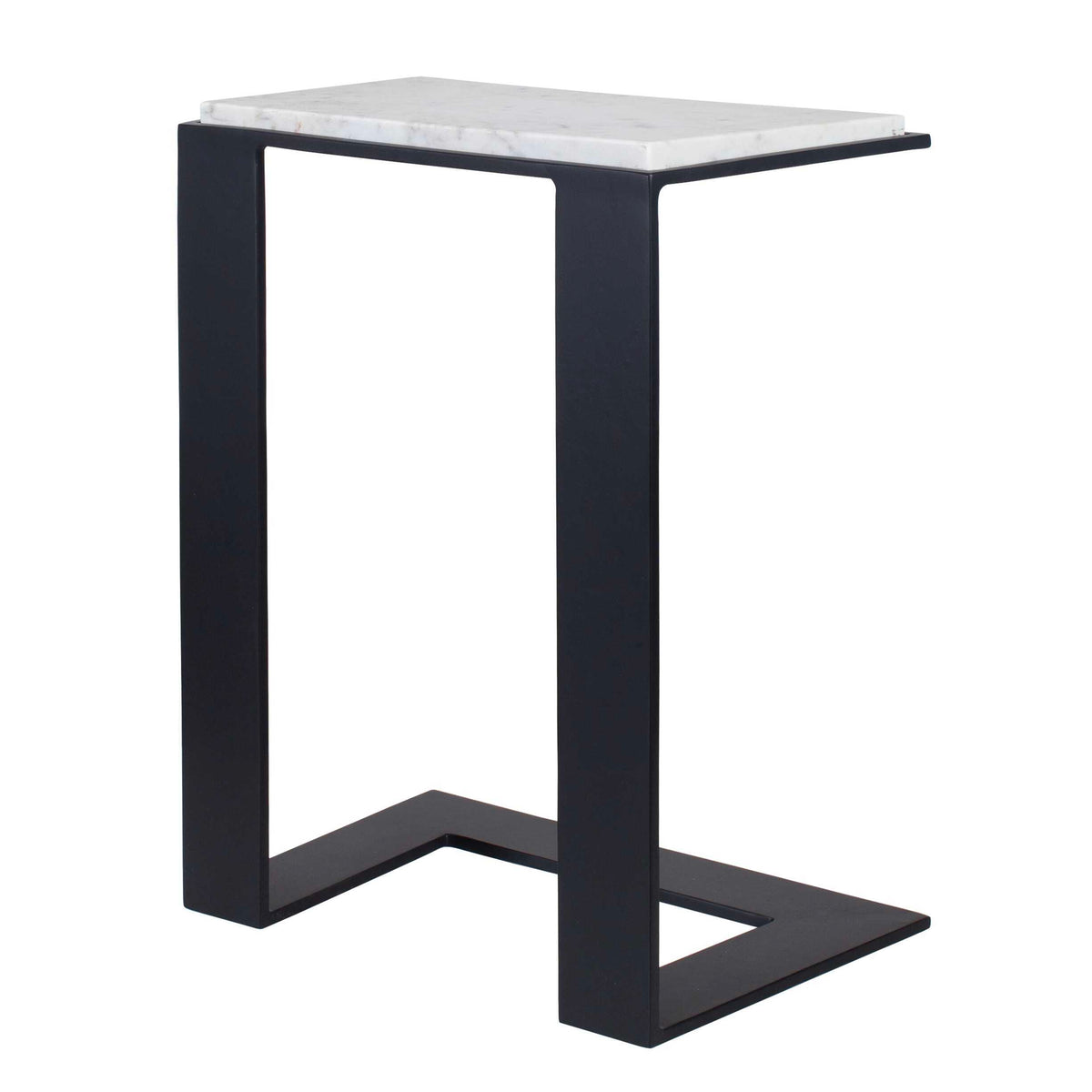 Kenora Marble Accent Table - Black / White by Uttermost - View 7